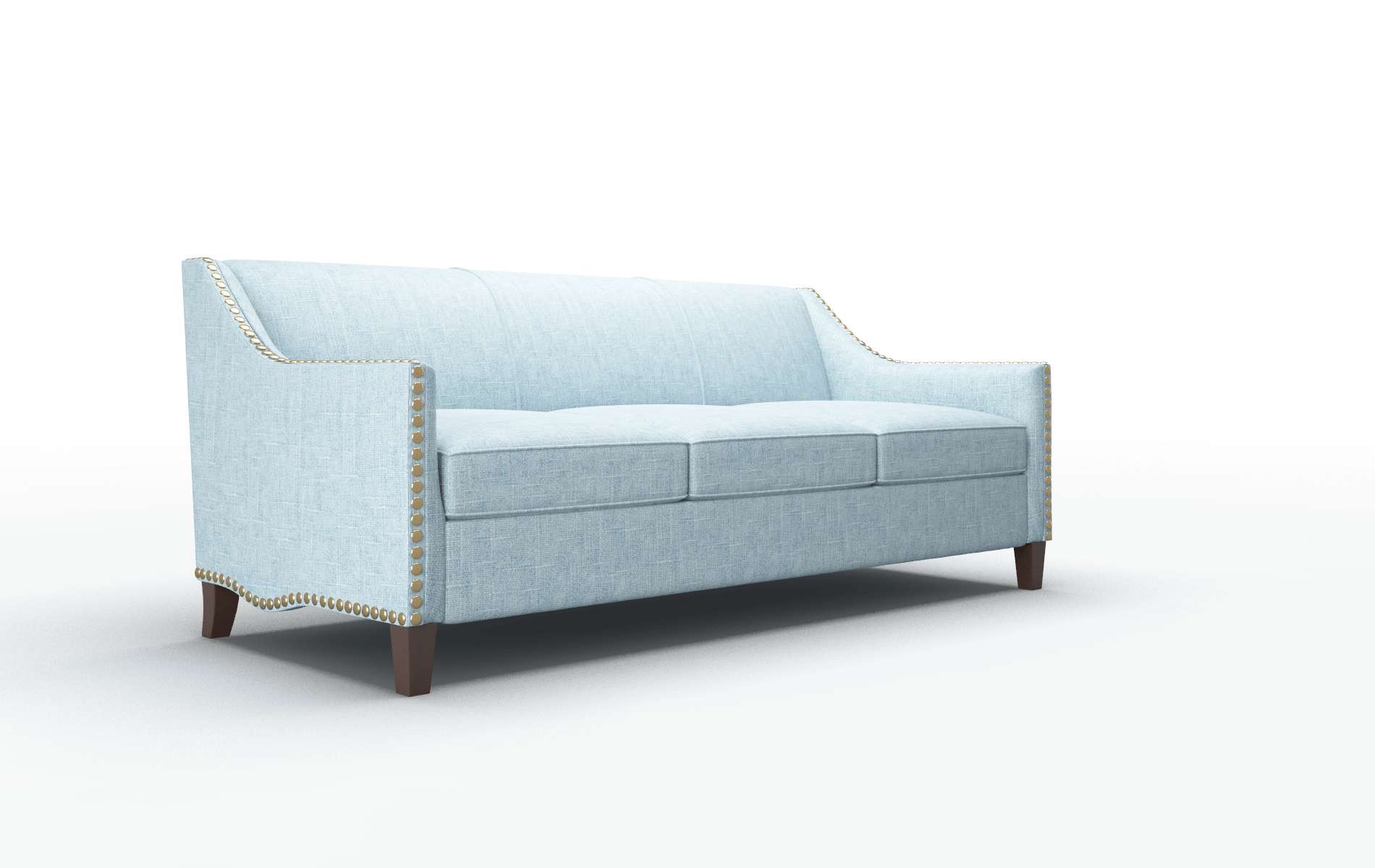 Amsterdam Atlas Turquoise Sofa espresso legs 2