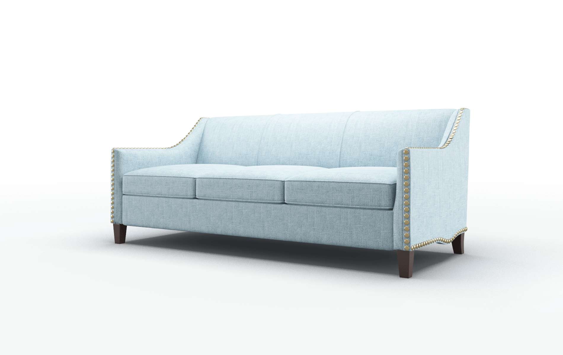 Amsterdam Atlas Turquoise Sofa espresso legs 4