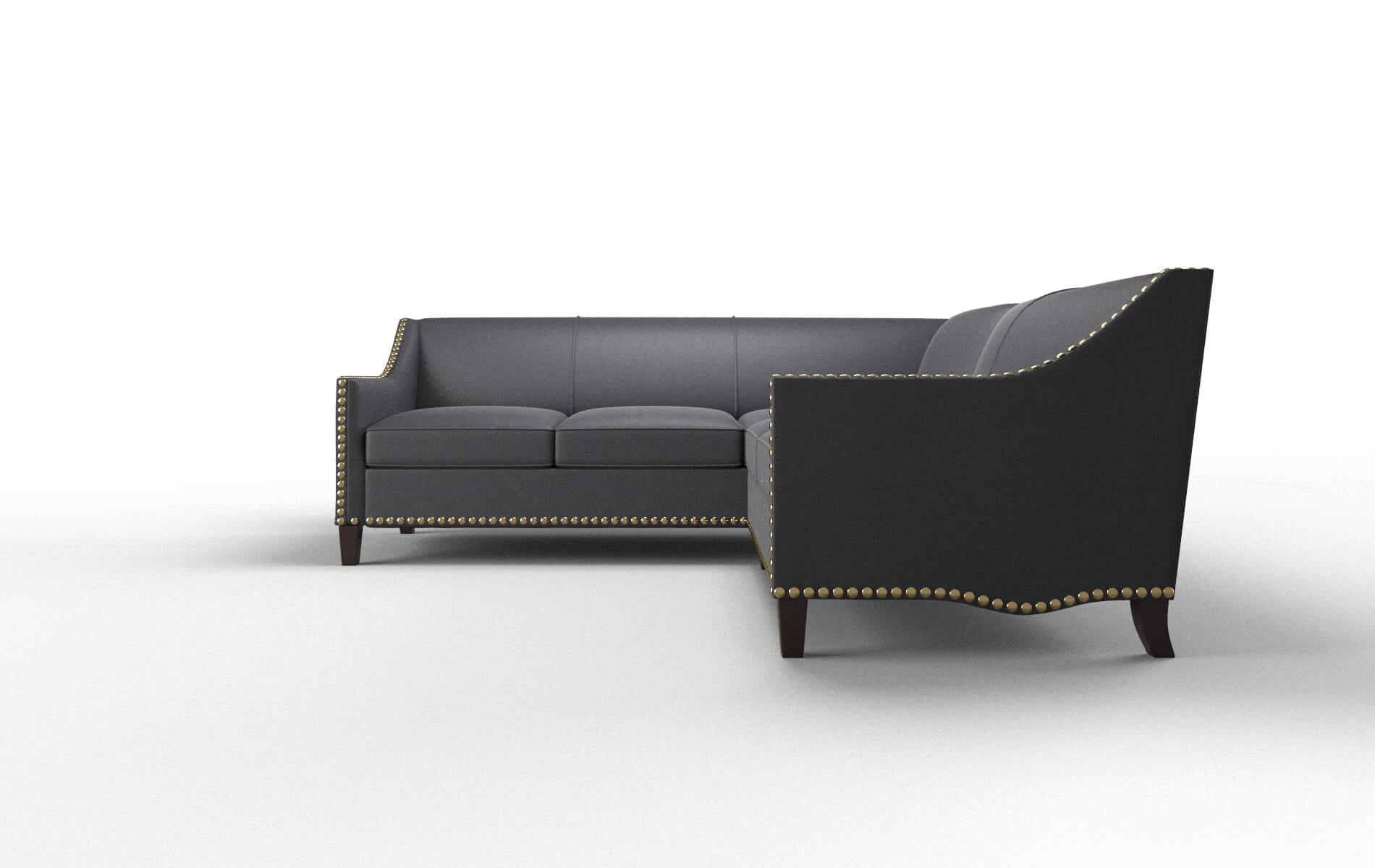 Amsterdam Atlas_plz Navy Sectional espresso legs 5