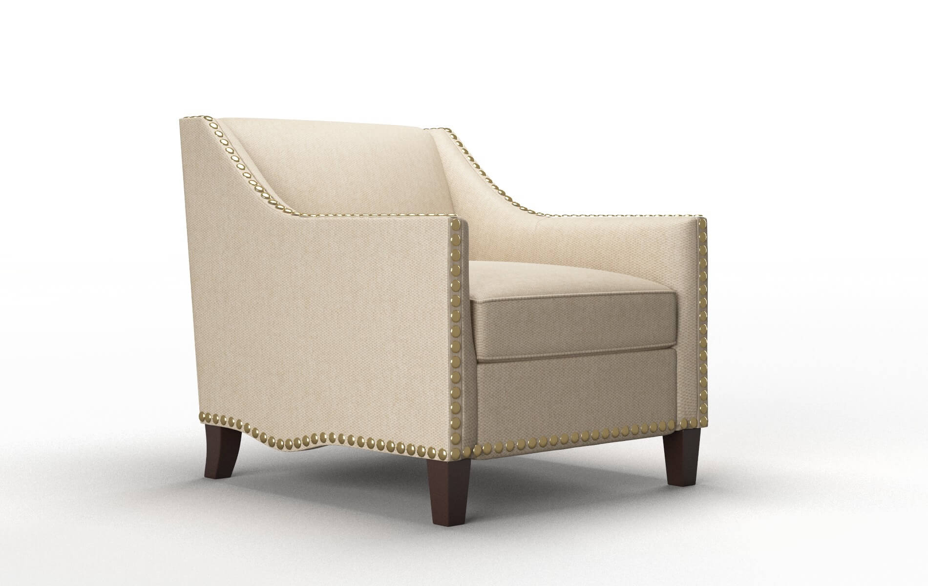 Amsterdam Avenger Burlap Chair espresso legs 2