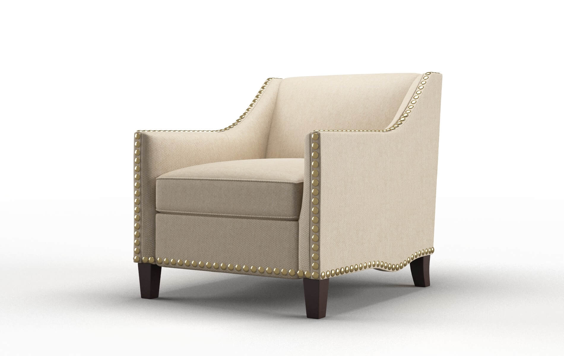 Amsterdam Avenger Burlap Chair espresso legs 4