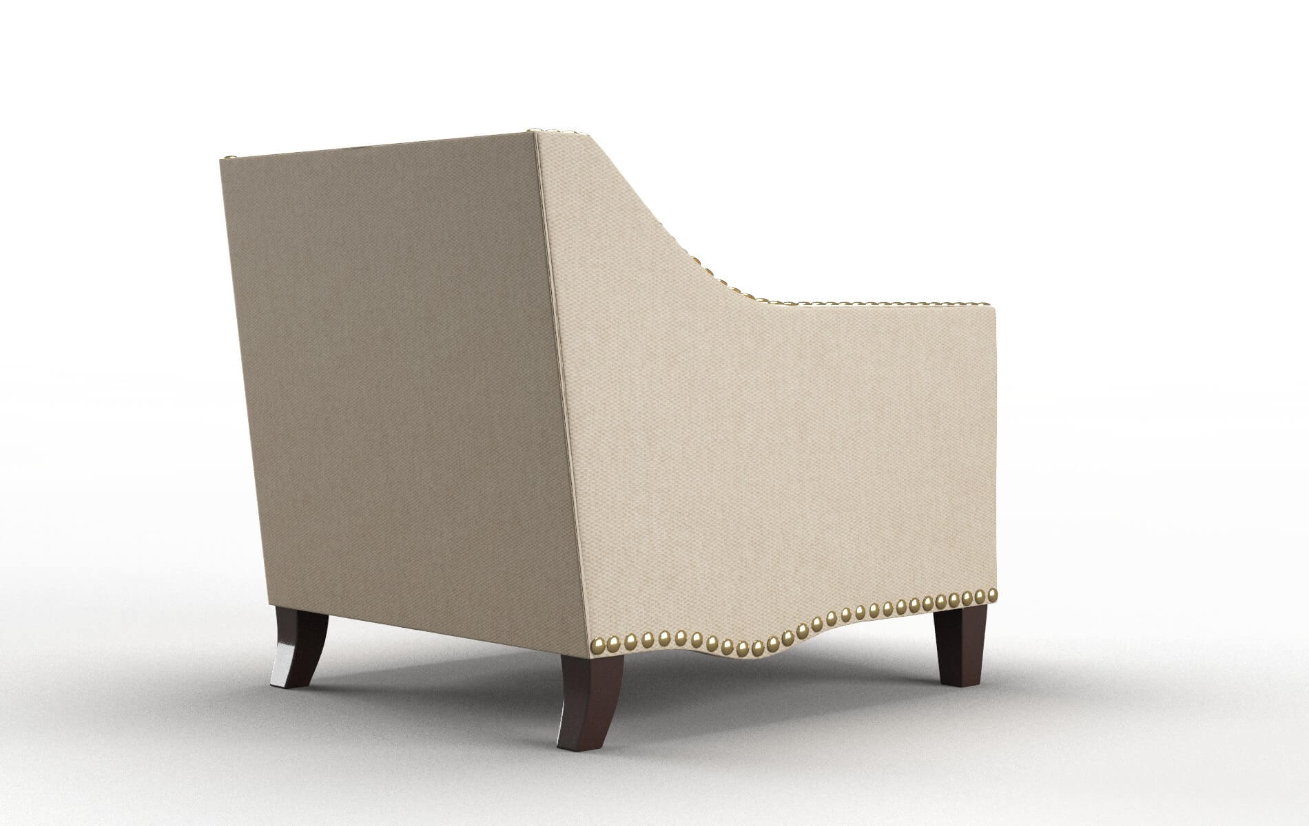 Amsterdam Avenger Burlap Chair espresso legs 5