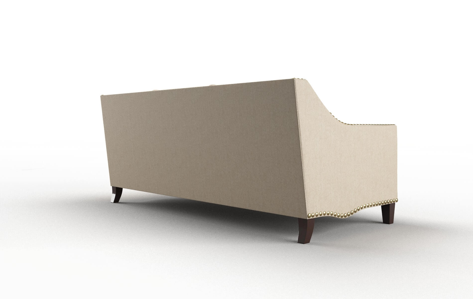 Amsterdam Avenger Burlap Sofa espresso legs 5