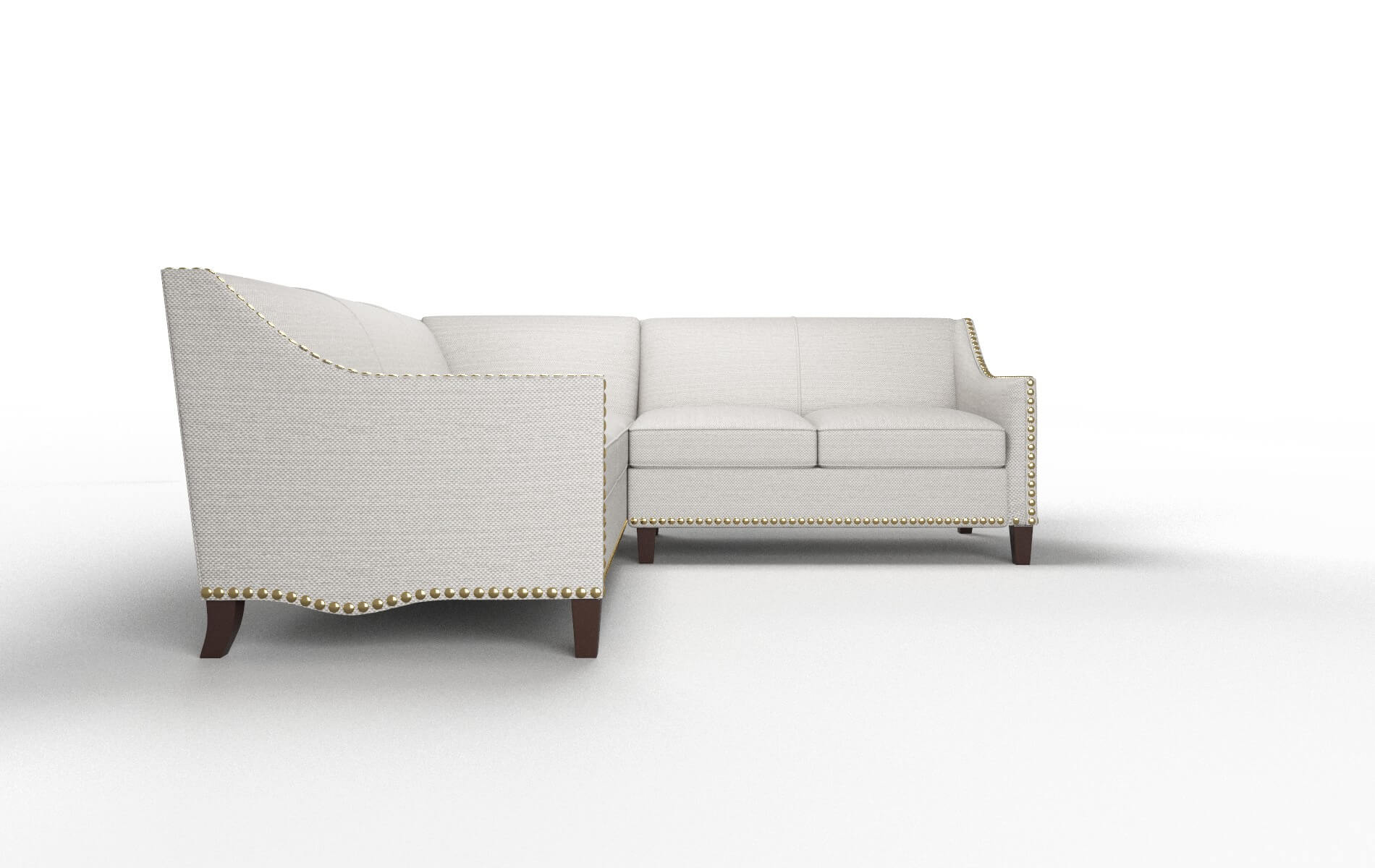 Amsterdam Avenger Dolphin Sectional espresso legs 2