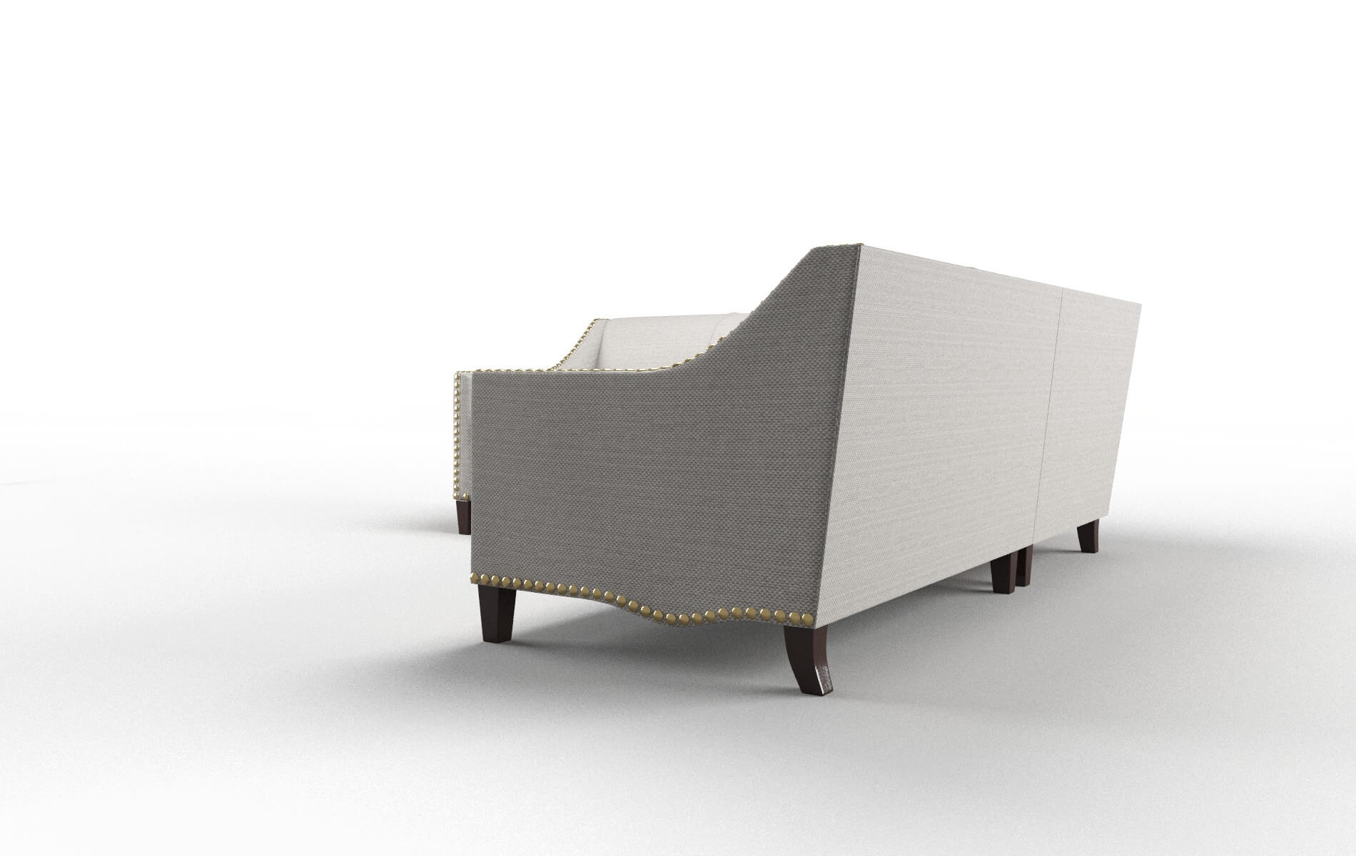 Amsterdam Avenger Dolphin Sectional espresso legs 4