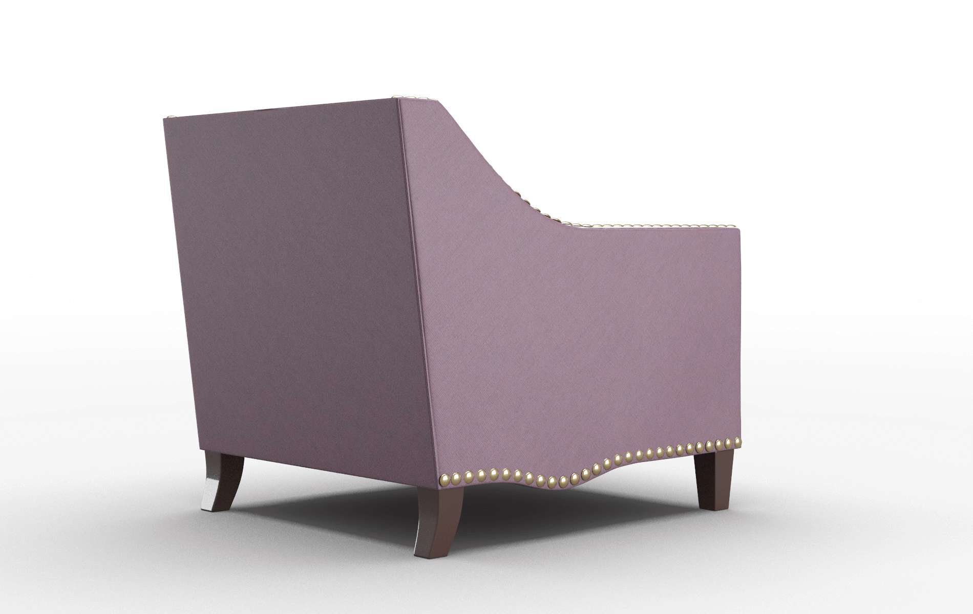 Amsterdam Bella Aubergine Chair espresso legs 5