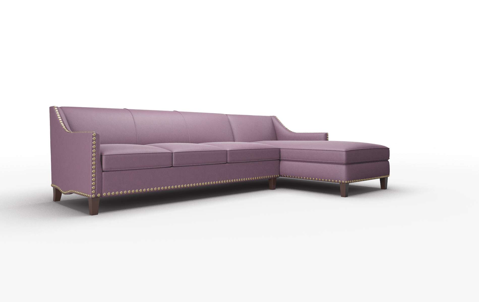 Amsterdam Bella Aubergine Panel espresso legs 2