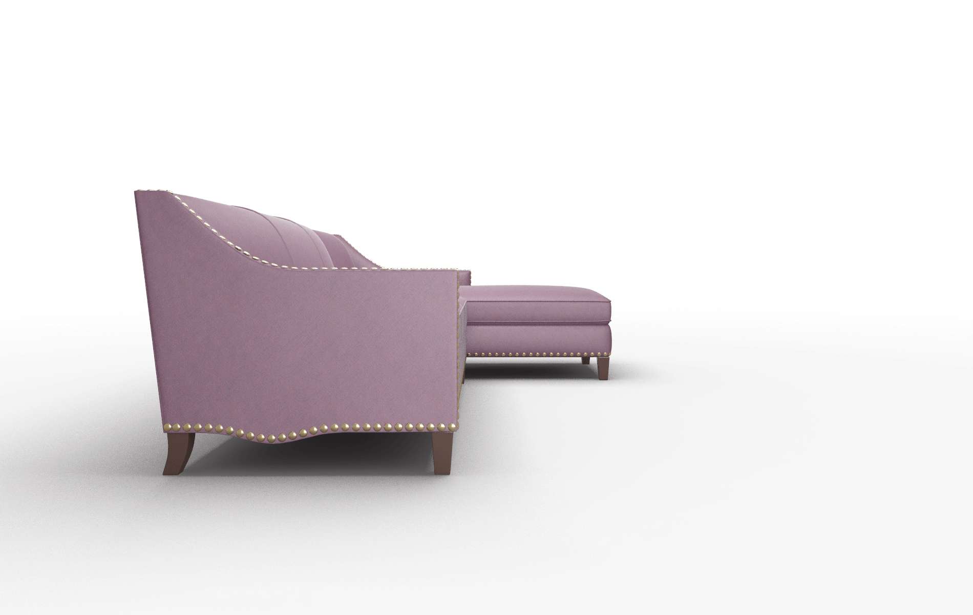 Amsterdam Bella Aubergine Panel espresso legs 3