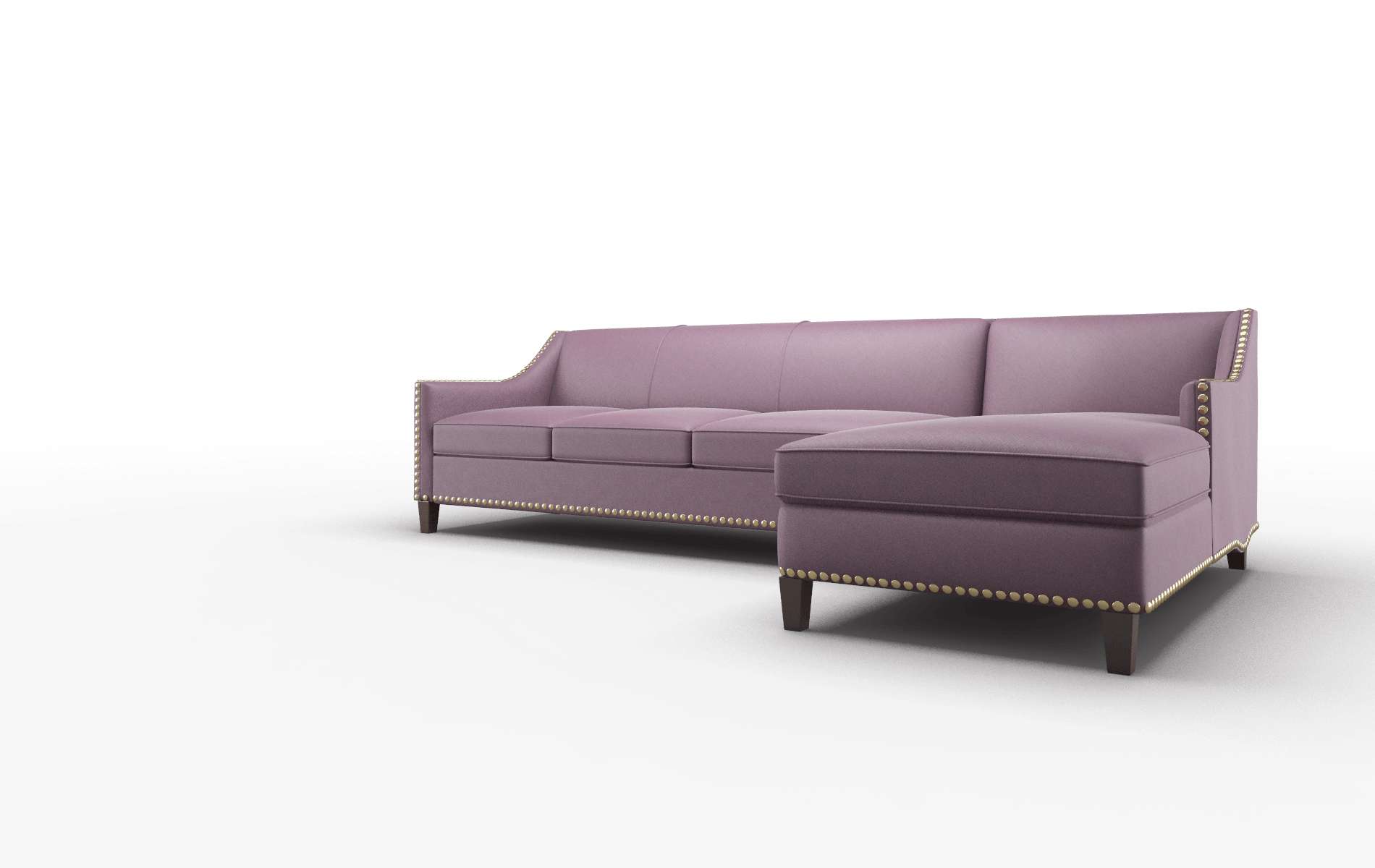 Amsterdam Bella Aubergine Panel espresso legs 4