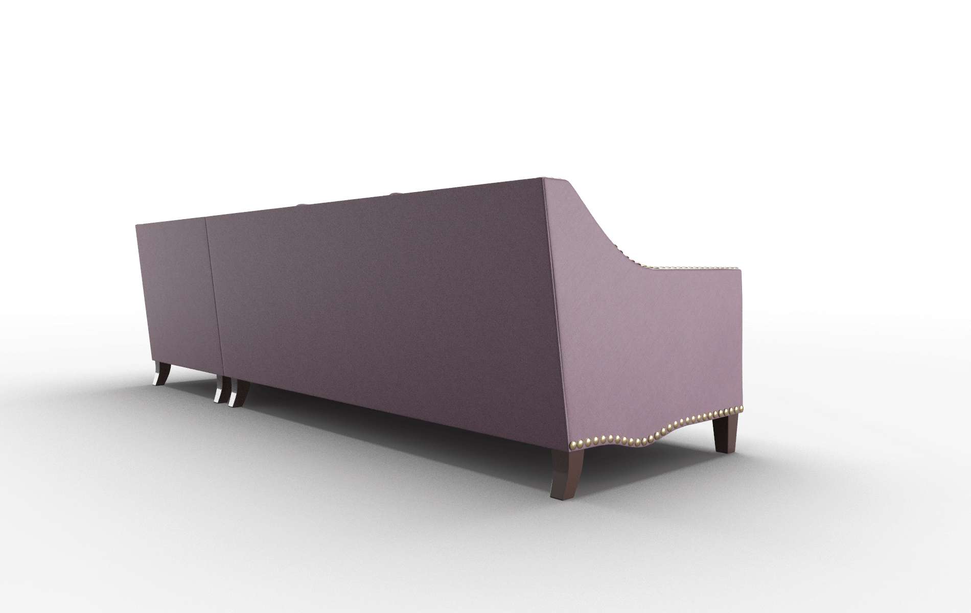 Amsterdam Bella Aubergine Panel espresso legs 5