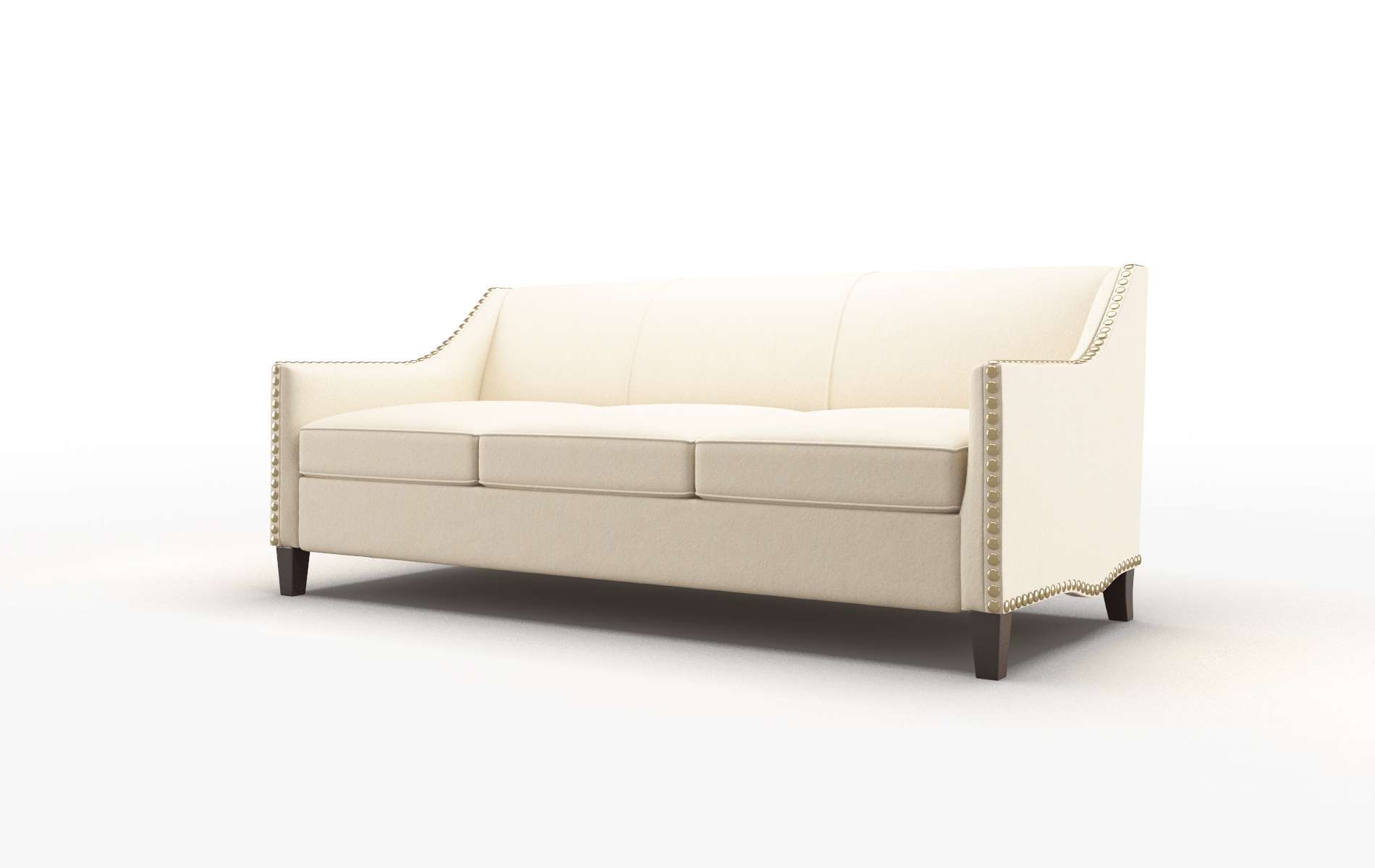 Amsterdam Bella Buckwheat Sofa espresso legs 4