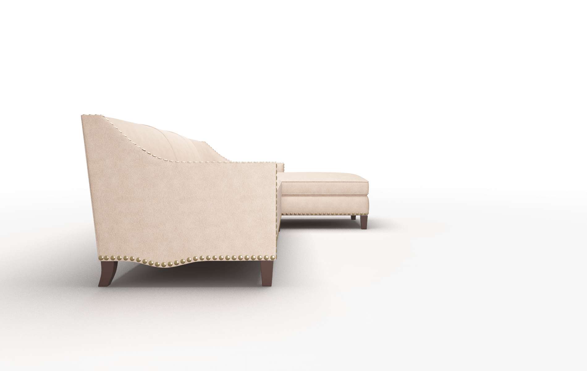 Amsterdam Bella Cocoa Panel espresso legs 3