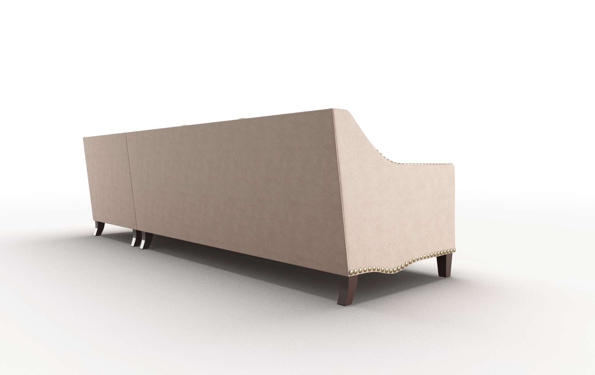 Amsterdam Bella Cocoa Panel espresso legs 5