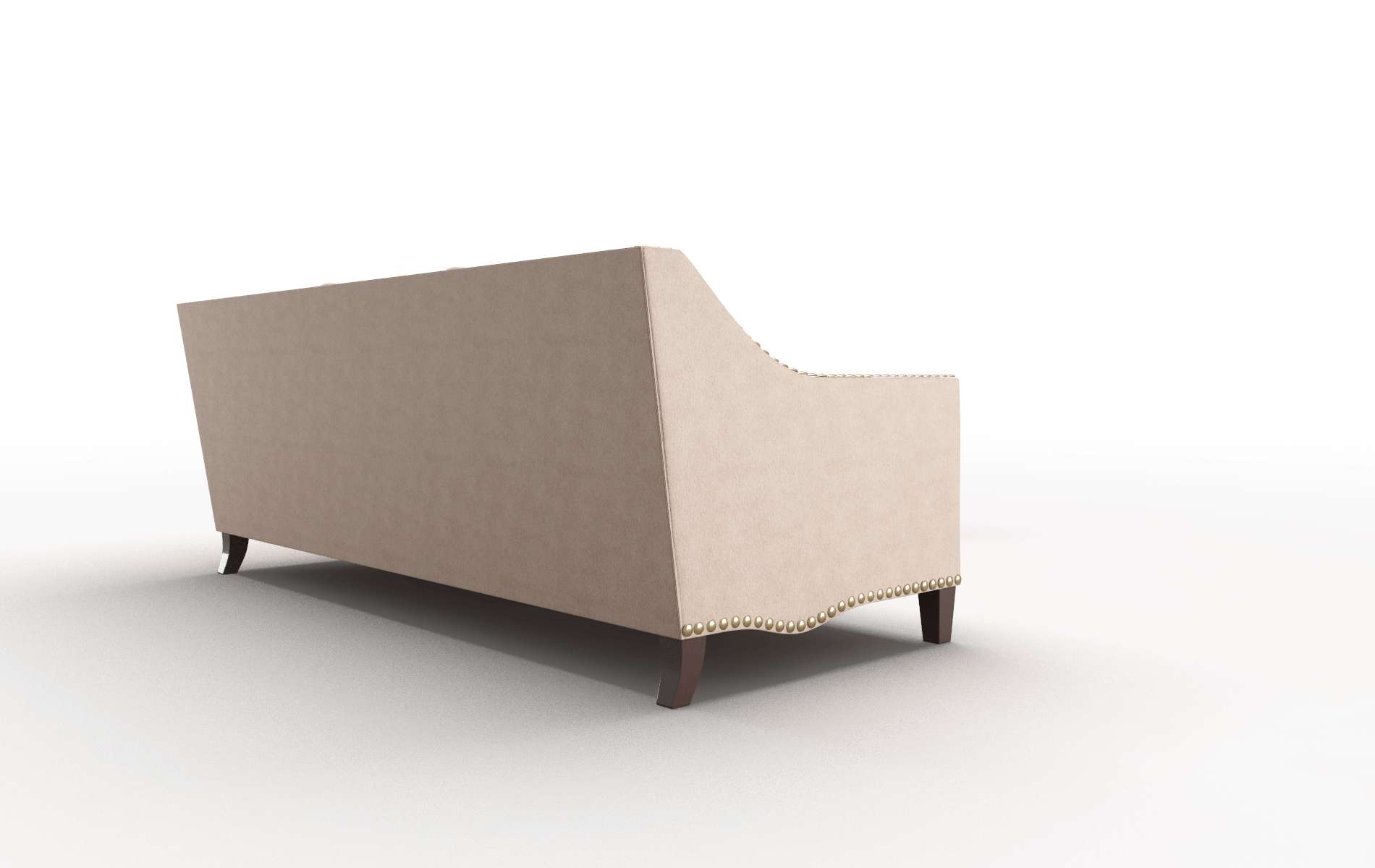 Amsterdam Bella Cocoa Sectional espresso legs 3