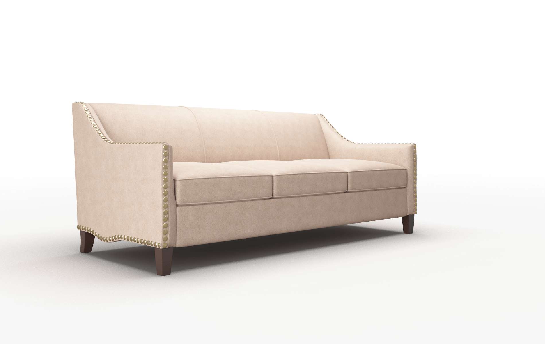Amsterdam Bella Cocoa Sofa espresso legs 2
