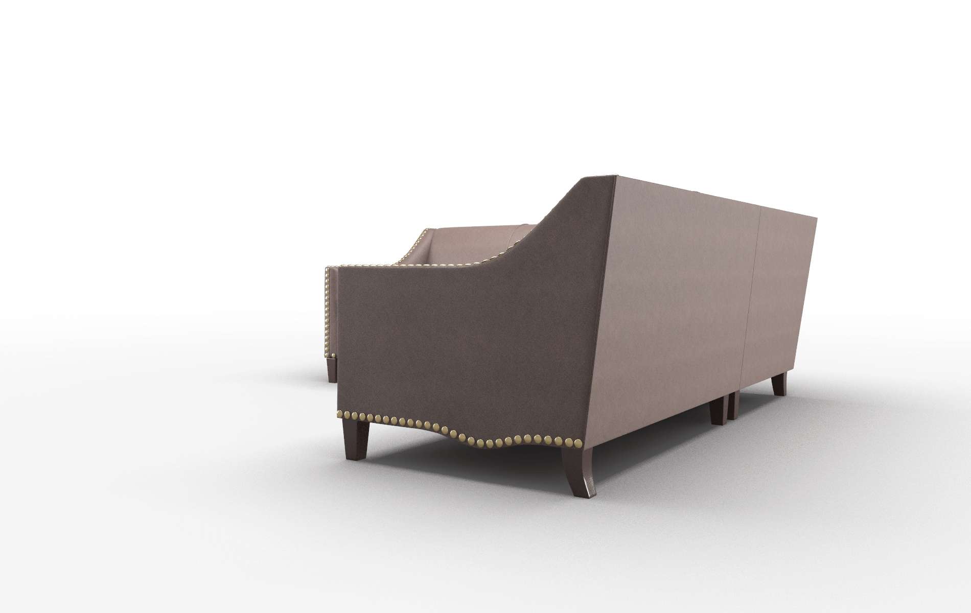 Amsterdam Bella Espresso Sectional espresso legs 4