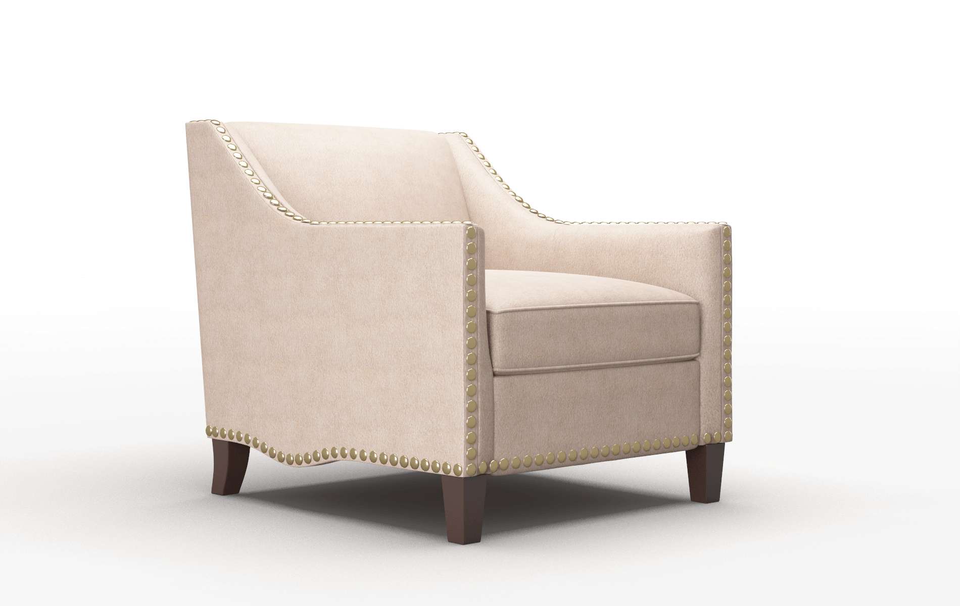 Amsterdam Bella Pewter Chair espresso legs 2