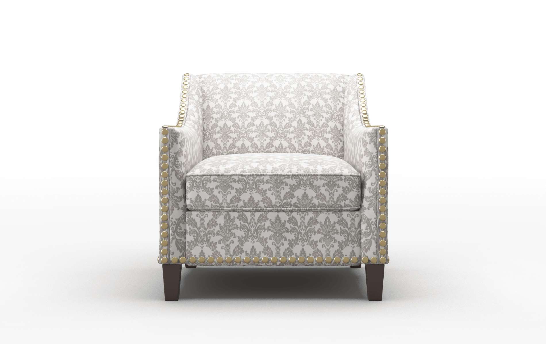 Amsterdam Bergamo dove Chair Espresso Legs  1