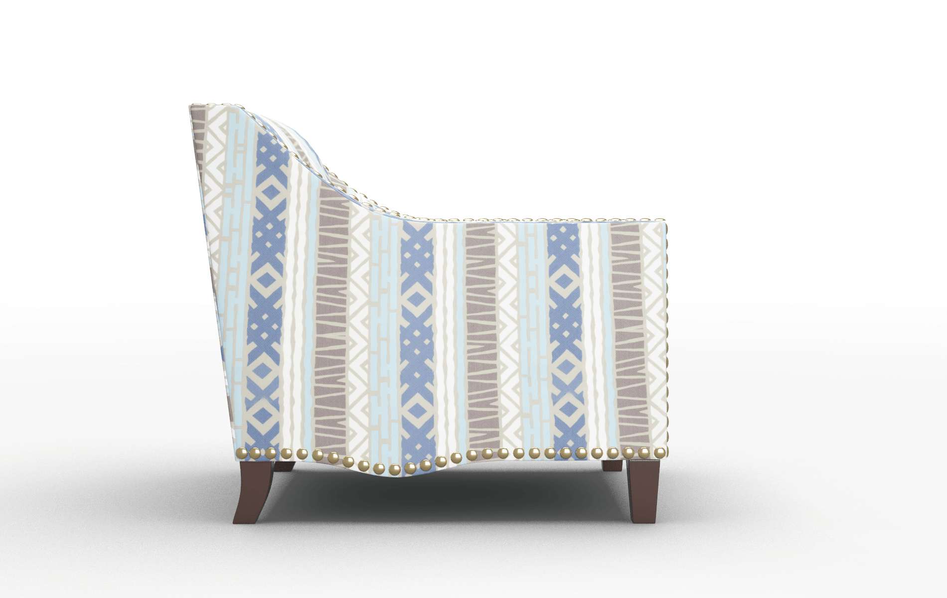 Amsterdam Bodhi Indigo Chair espresso legs 3