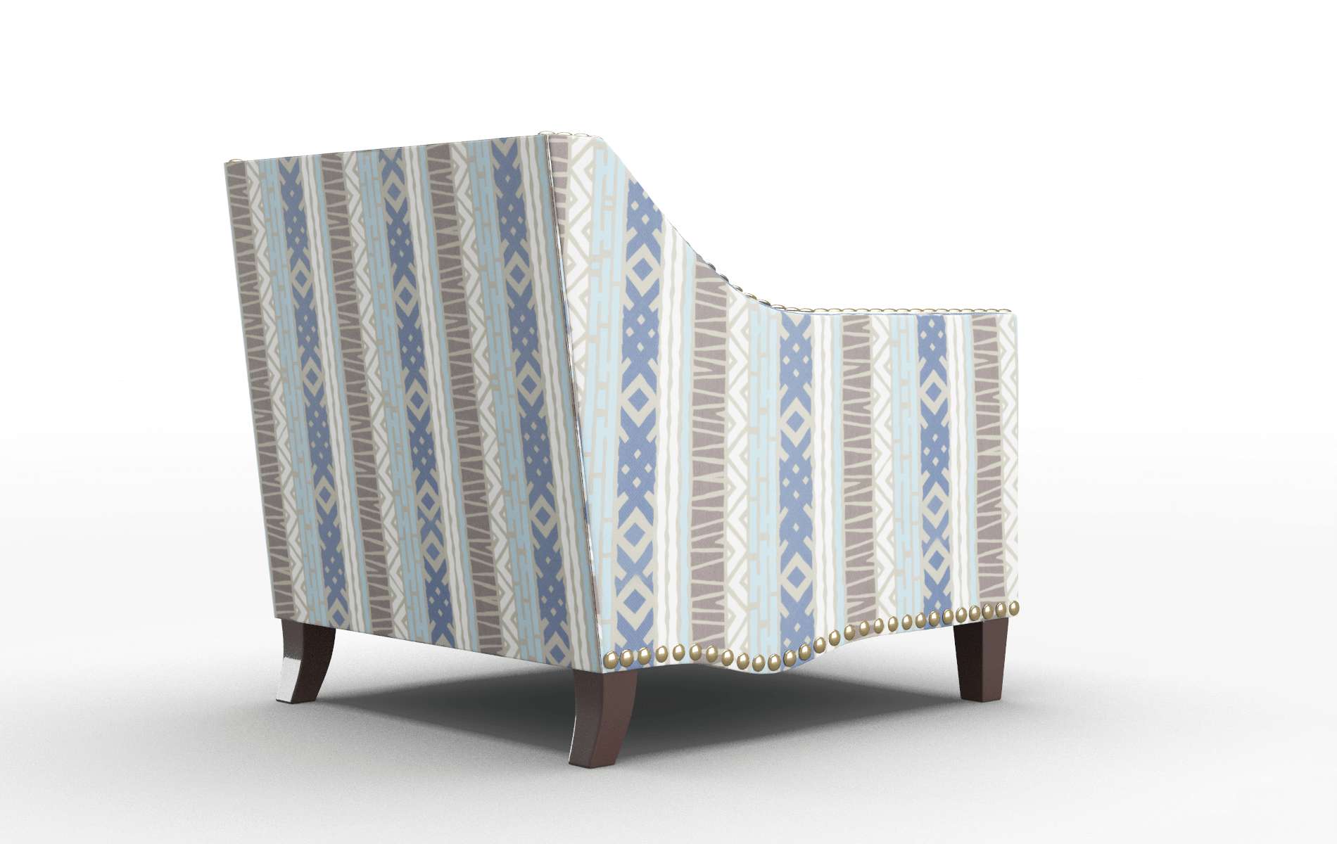 Amsterdam Bodhi Indigo Chair espresso legs 5
