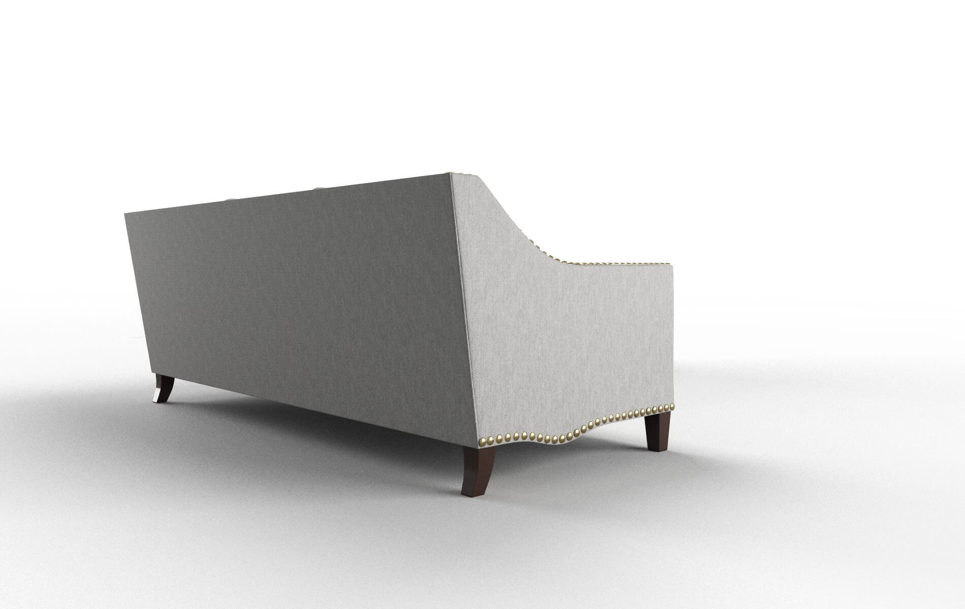 Amsterdam Bungalow Graphite Sectional espresso legs 3