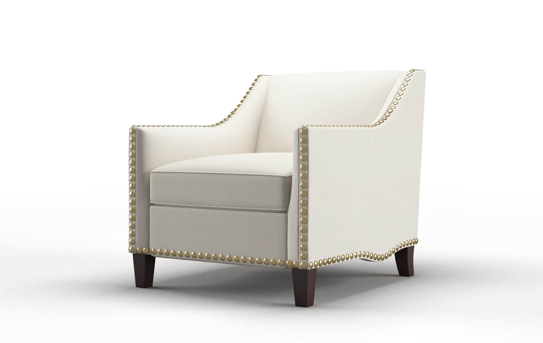 Amsterdam Bungalow Ivory Chair espresso legs 4