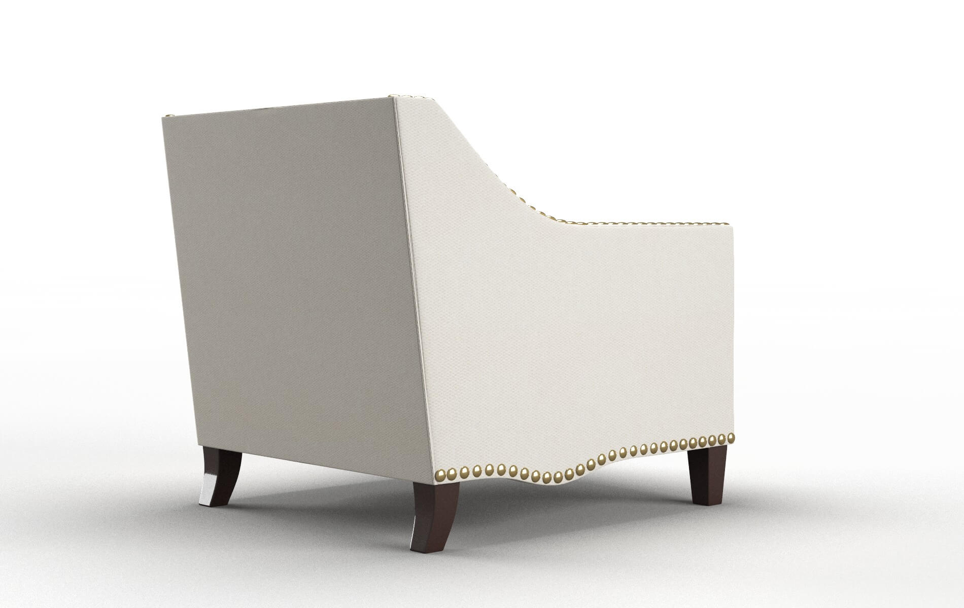Amsterdam Bungalow Ivory Chair espresso legs 5