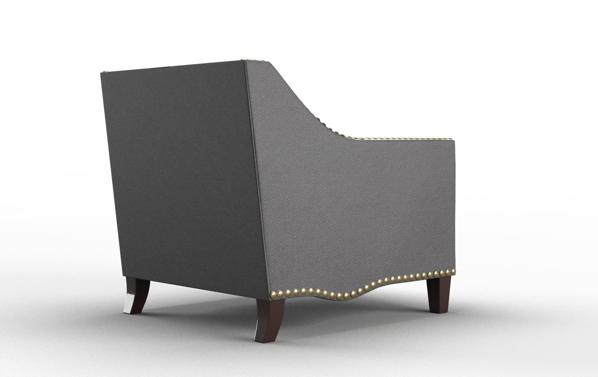 Amsterdam Catalina Charcoal Chair espresso legs 5