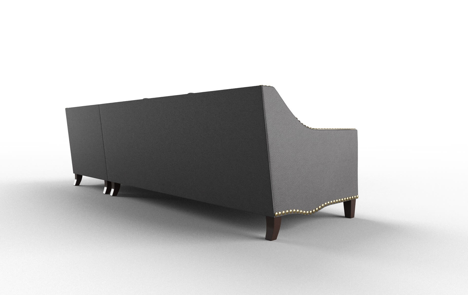 Amsterdam Catalina Charcoal Panel espresso legs 5