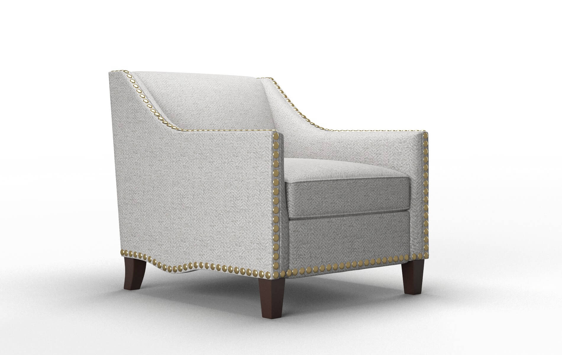 Amsterdam Catalina Silver Chair espresso legs 2