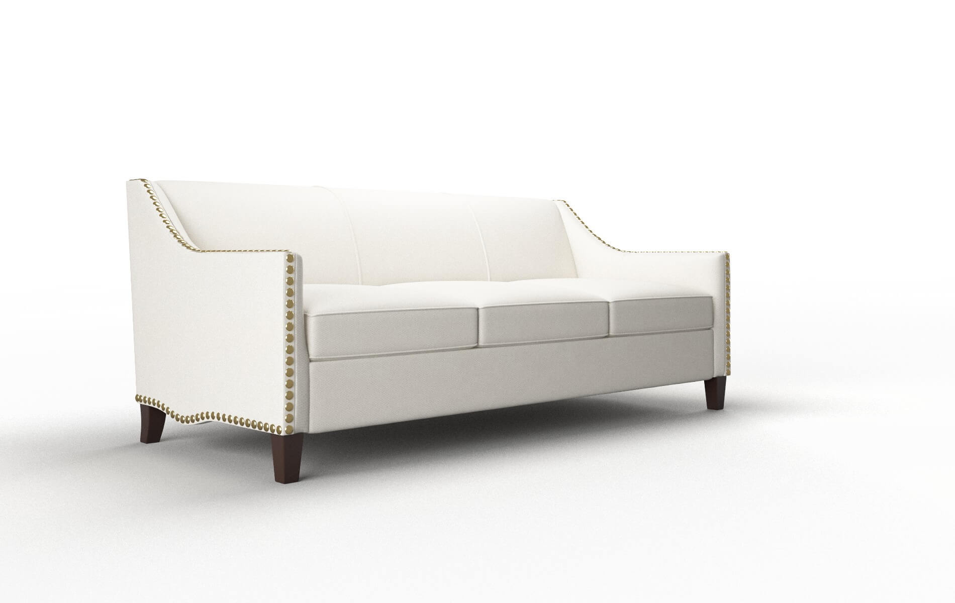 Amsterdam Chance Bone Sofa espresso legs 2