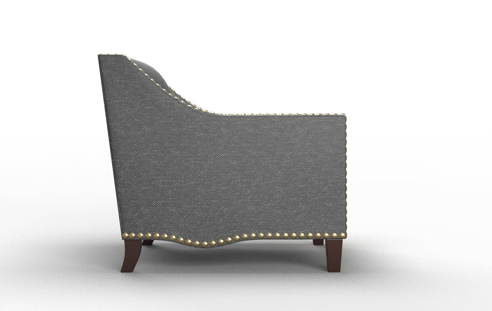 Amsterdam Chance Denim Chair espresso legs 3