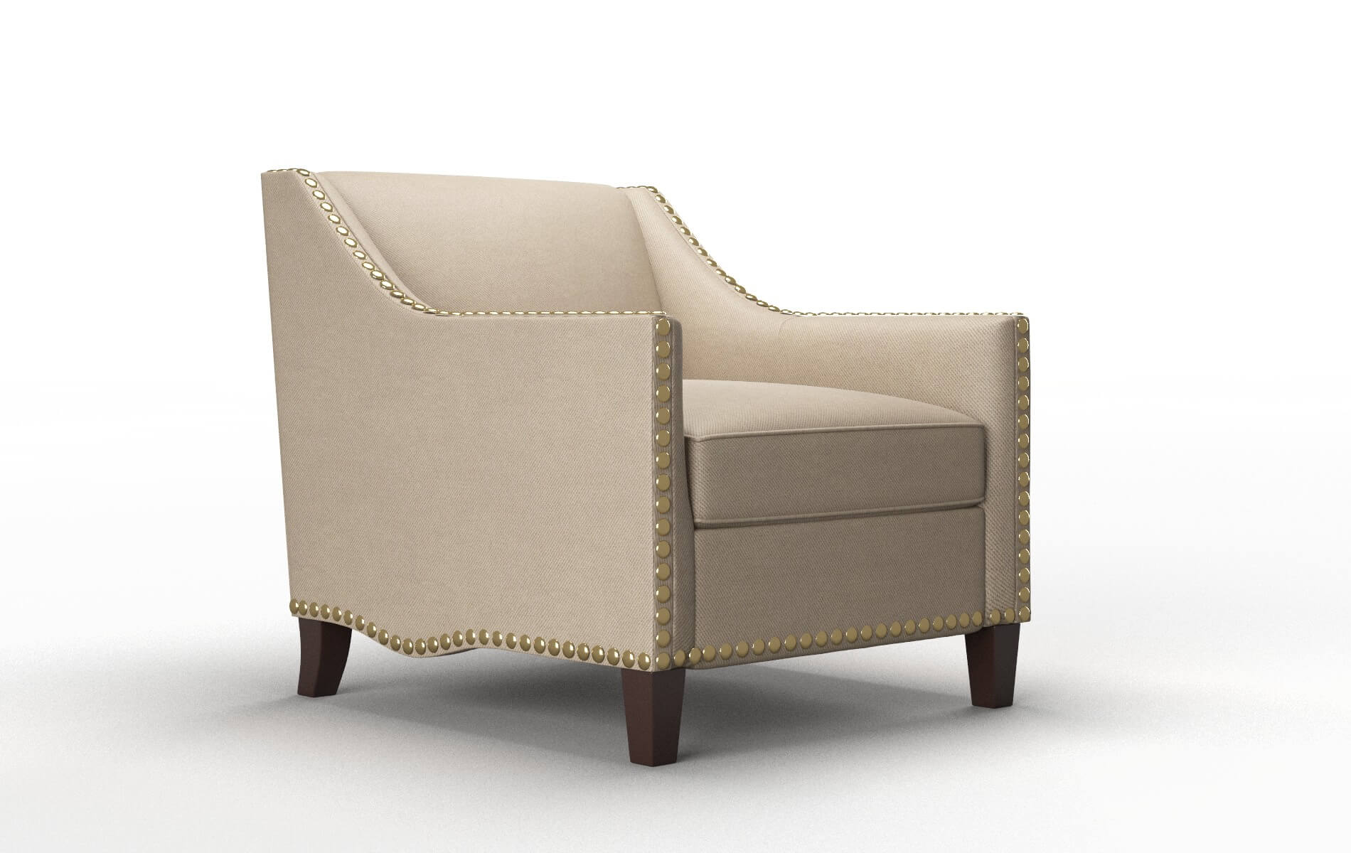 Amsterdam Chance Platinum Chair espresso legs 2