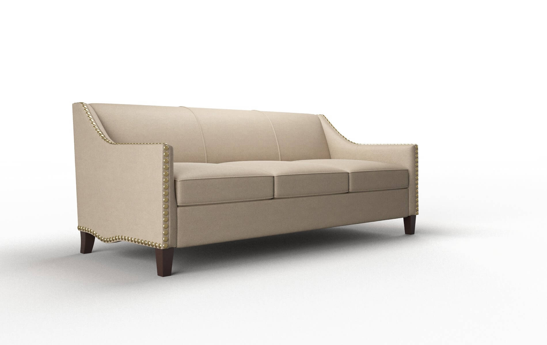 Amsterdam Chance Platinum Sofa espresso legs 2
