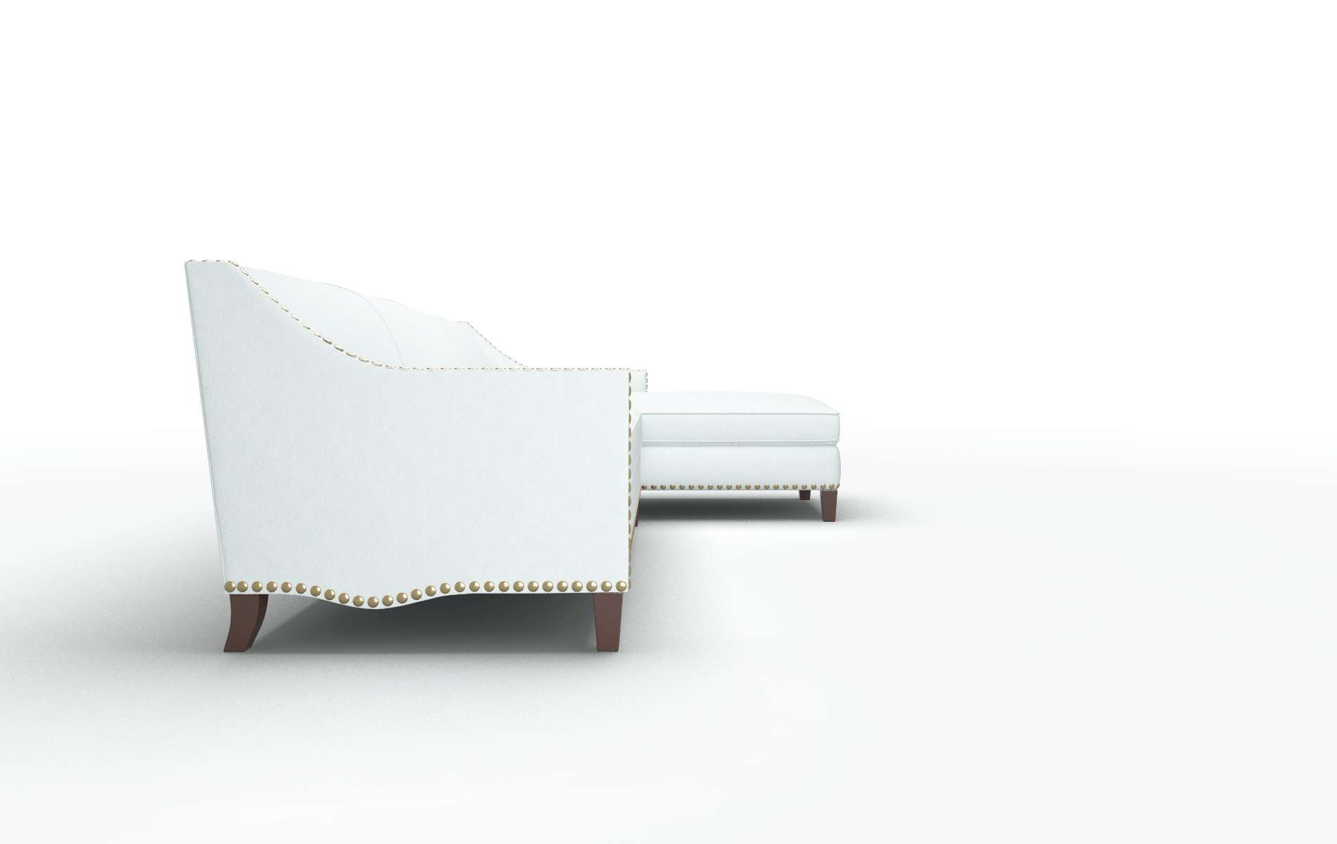 Amsterdam Clyde Cornflower Panel espresso legs 3