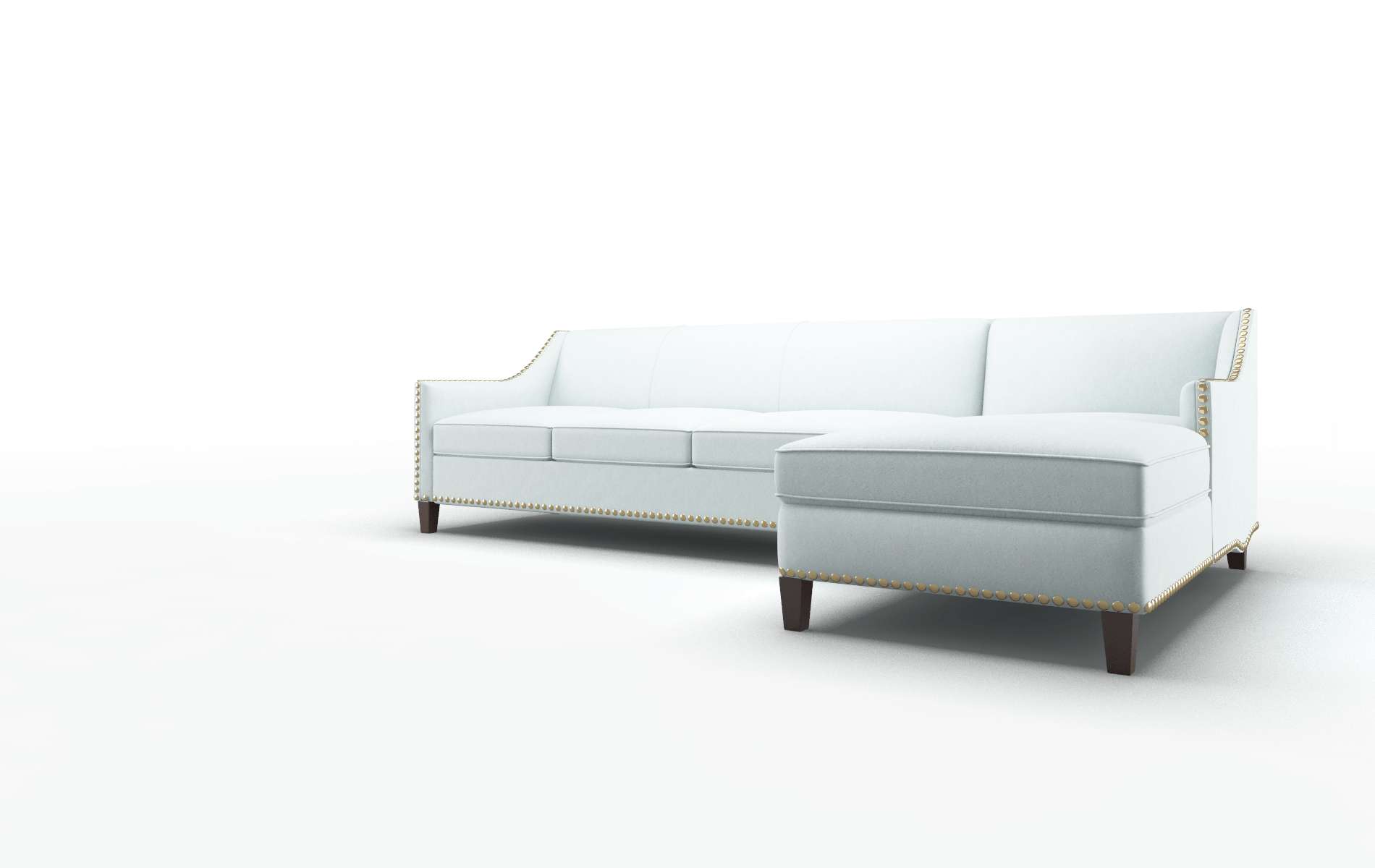 Amsterdam Clyde Cornflower Panel espresso legs 4