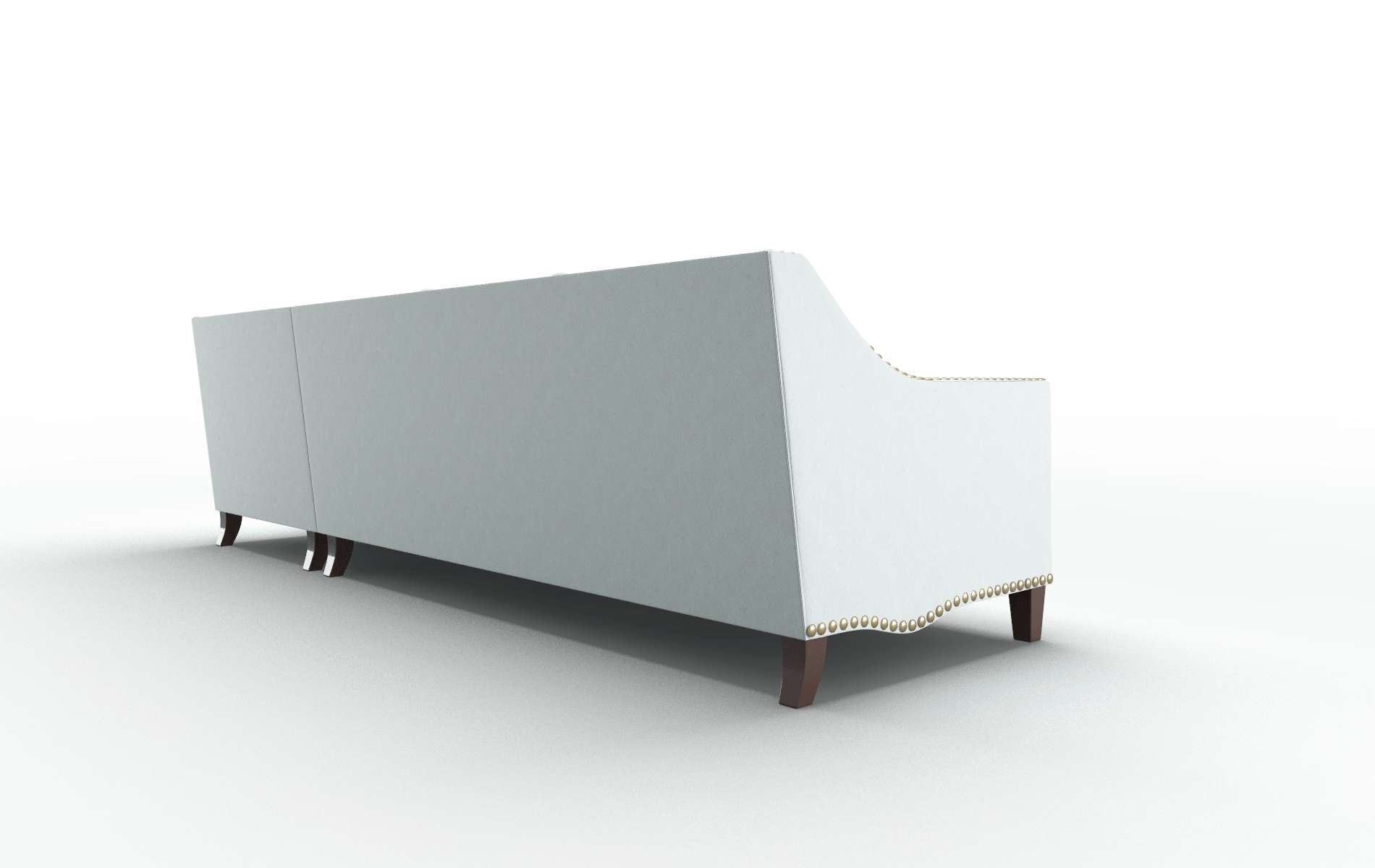 Amsterdam Clyde Cornflower Panel espresso legs 5