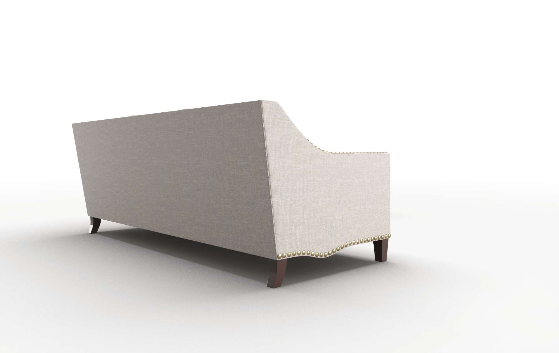 Amsterdam Clyde Dolphin Sectional espresso legs 3