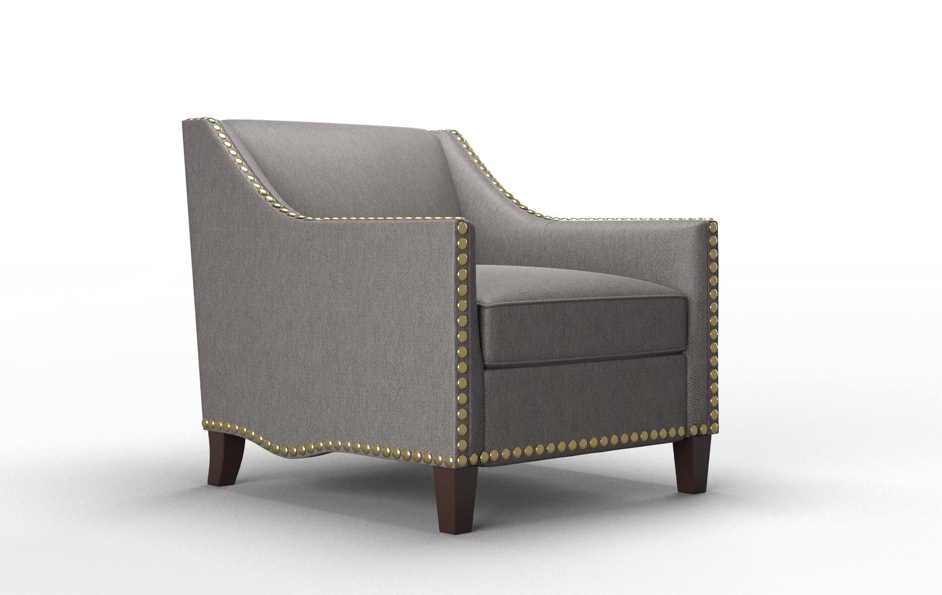 Amsterdam Cosmo Charcoal Chair espresso legs 2