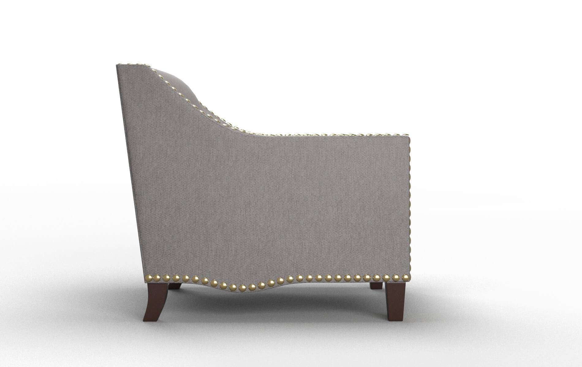 Amsterdam Cosmo Charcoal Chair espresso legs 3