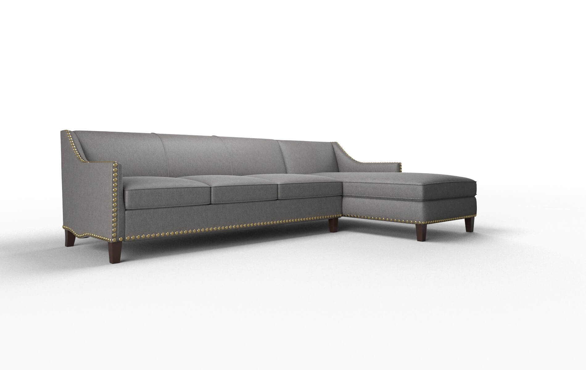 Amsterdam Cosmo Charcoal Panel espresso legs 2