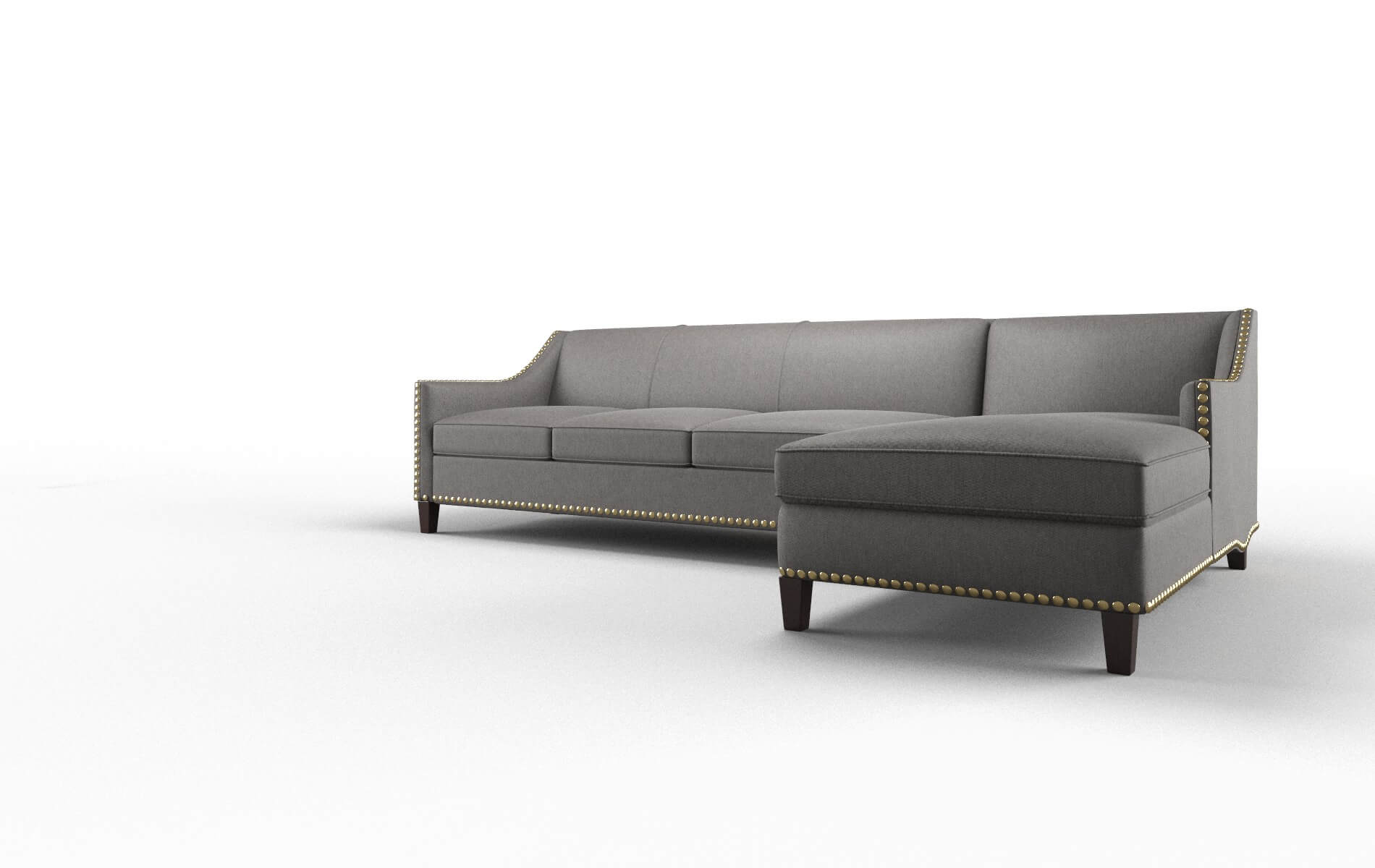 Amsterdam Cosmo Charcoal Panel espresso legs 4