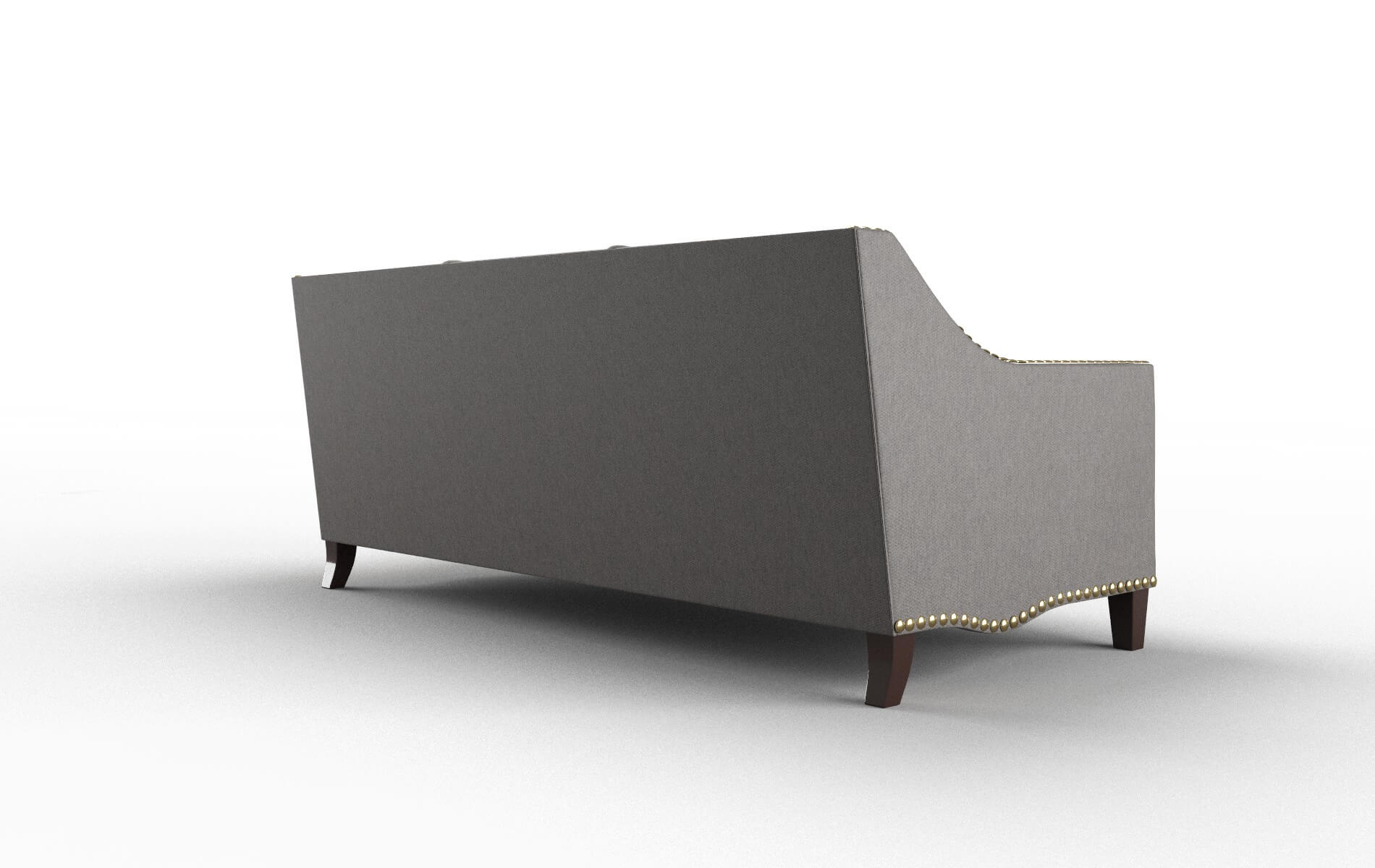 Amsterdam Cosmo Charcoal Sofa espresso legs 5