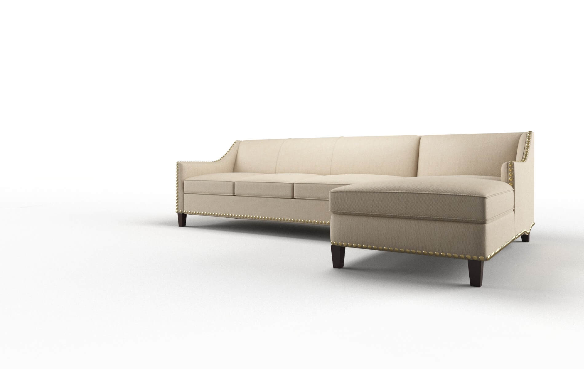 Amsterdam Cosmo Fawn Panel espresso legs 4