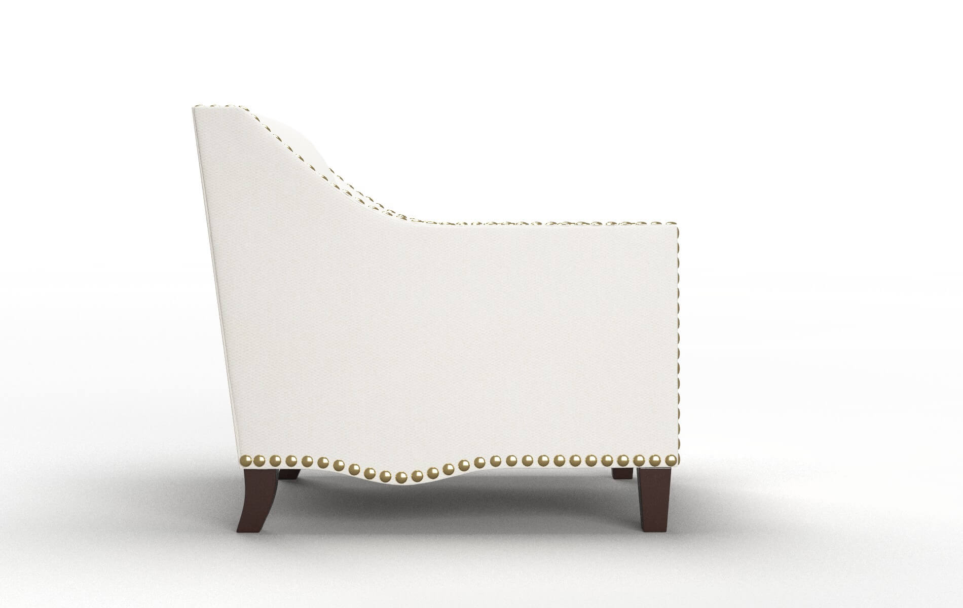 Amsterdam Cosmo Ivory Chair espresso legs 3