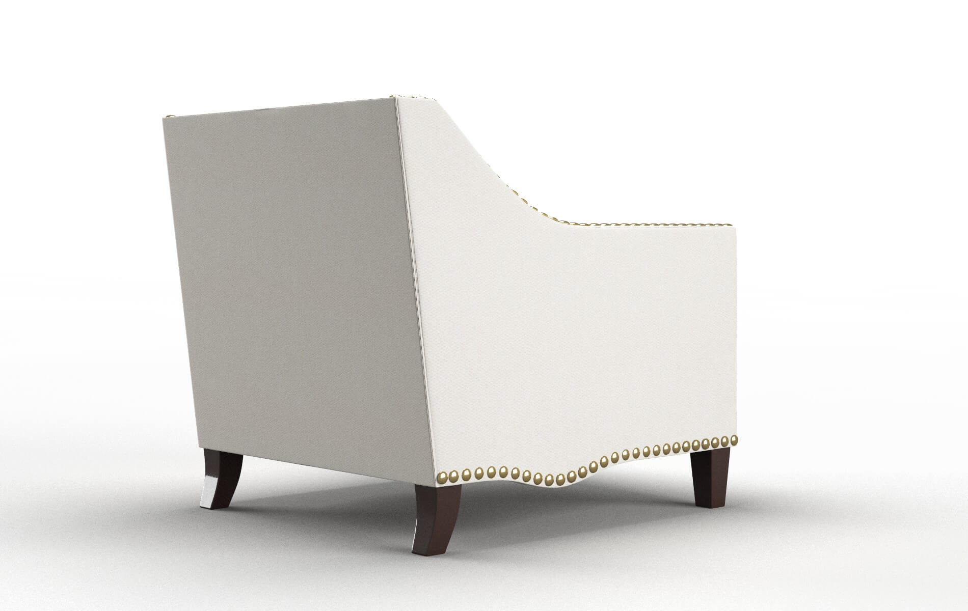 Amsterdam Cosmo Ivory Chair espresso legs 5