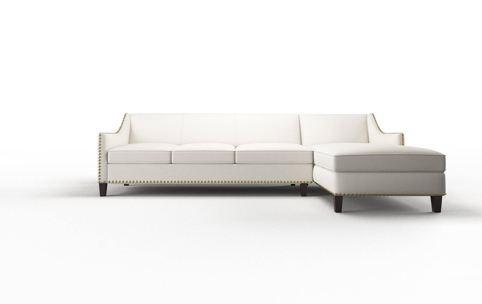 Amsterdam Cosmo ivory Panel Espresso Legs  1