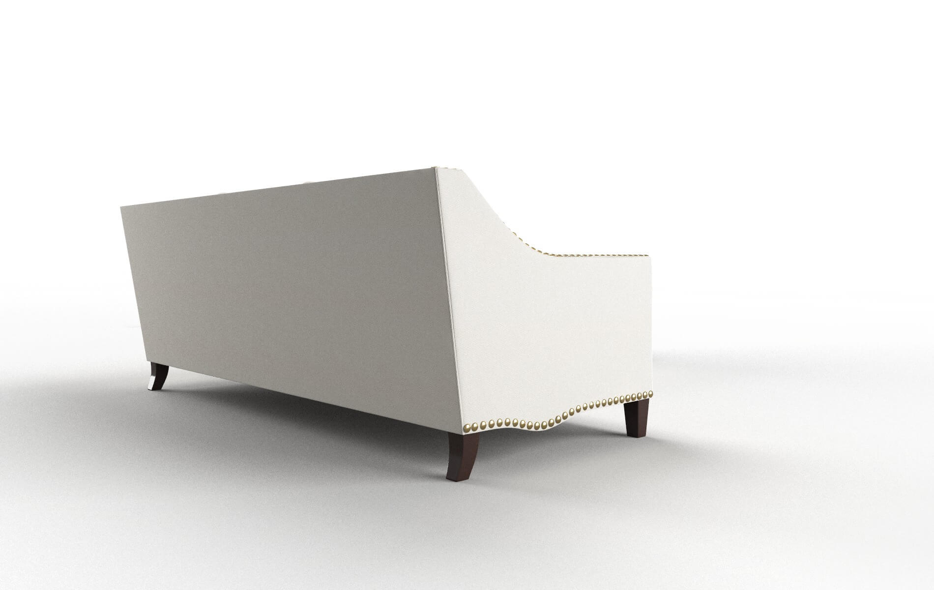 Amsterdam Cosmo Ivory Sectional espresso legs 3