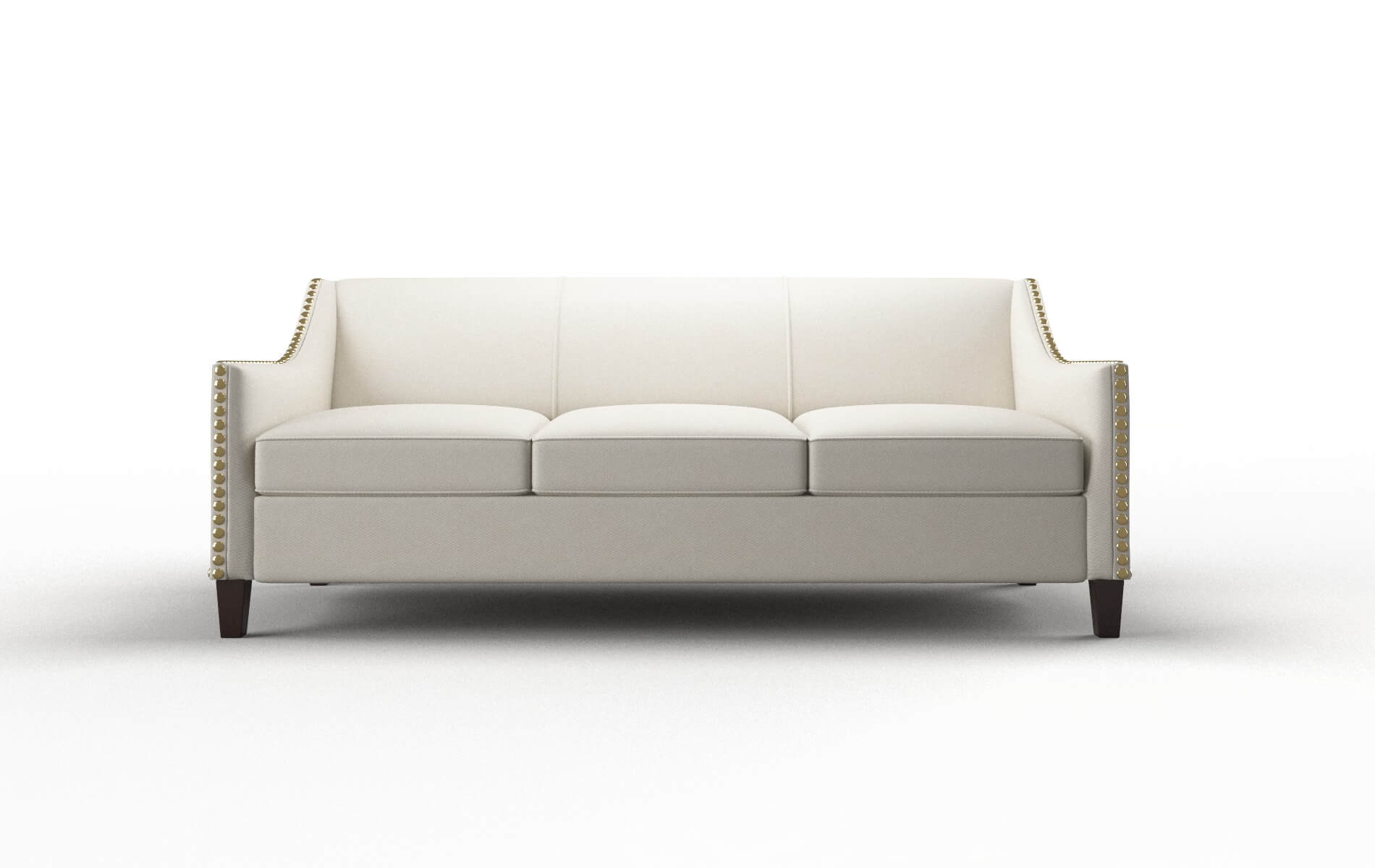 Amsterdam Cosmo Sand Sofa espresso legs 1