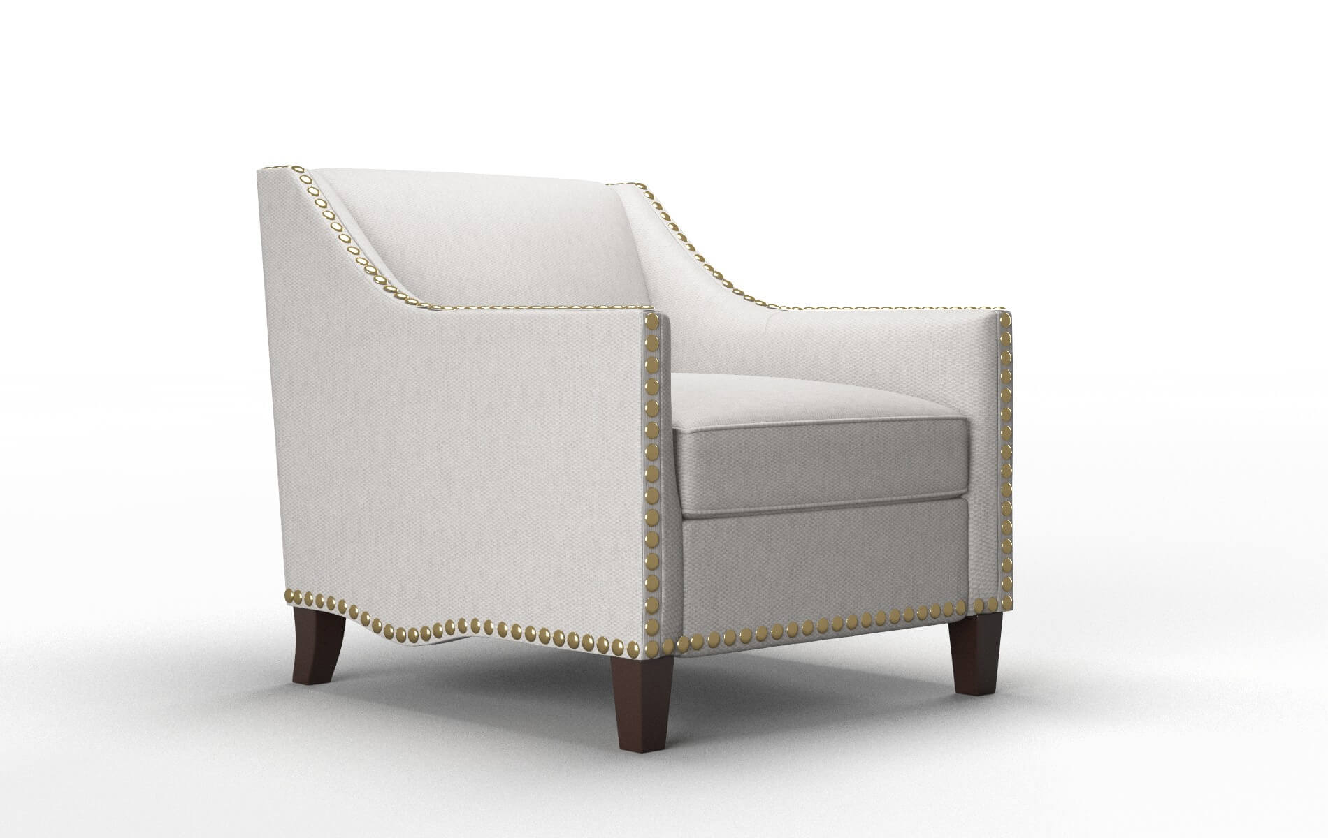 Amsterdam Cosmo Silver Chair espresso legs 2